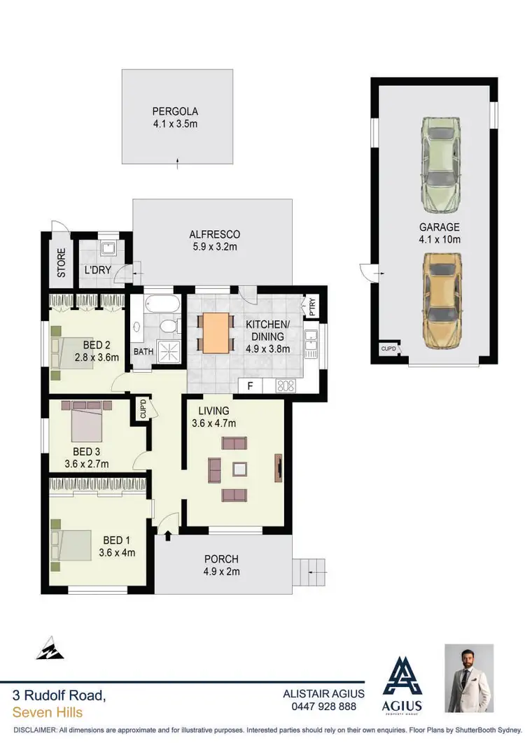 Floorplan of Homely house listing, 3 Rudolf Road, Seven Hills NSW 2147