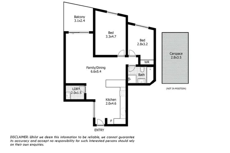 Floorplan of Homely apartment listing, 22/2 Kendall Street, Harris Park NSW 2150
