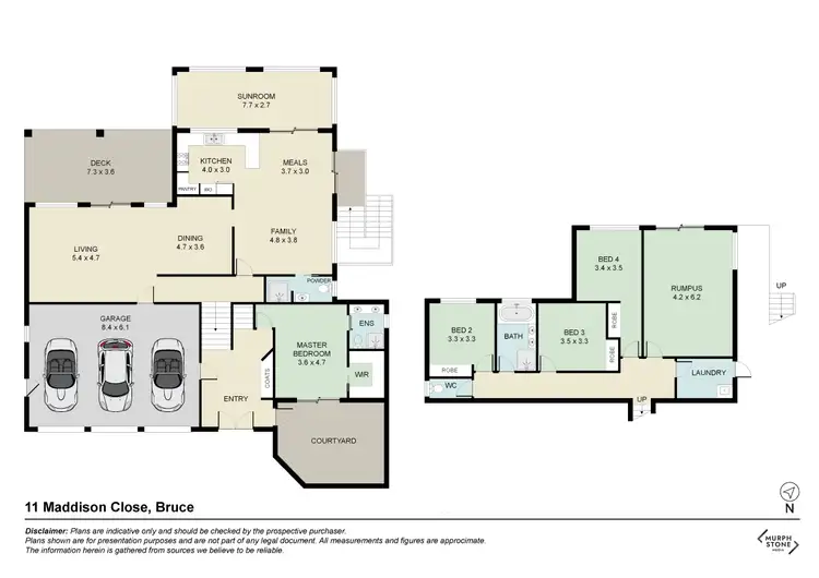 Floorplan of Homely house listing, 11 Maddison Close, Bruce ACT 2617