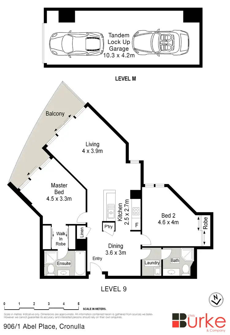 Floorplan of Homely apartment listing, 906/1 Abel Place, Cronulla NSW 2230