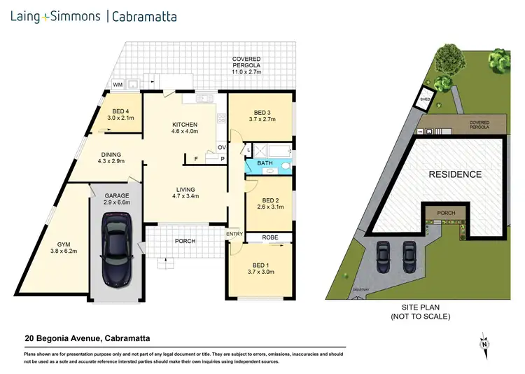 Floorplan of Homely house listing, 20 Begonia Avenue, Cabramatta NSW 2166
