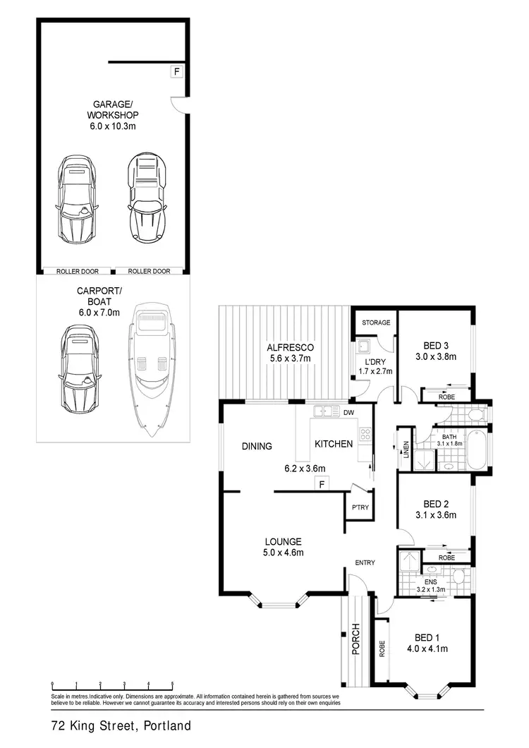 Floorplan of Homely house listing, 72 King Street, Portland VIC 3305