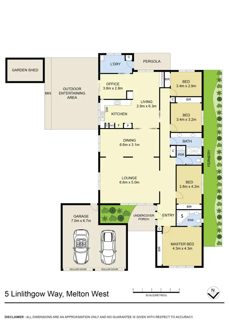 Floorplan of Homely house listing, 5 Linlithgow Way, Melton West VIC 3337