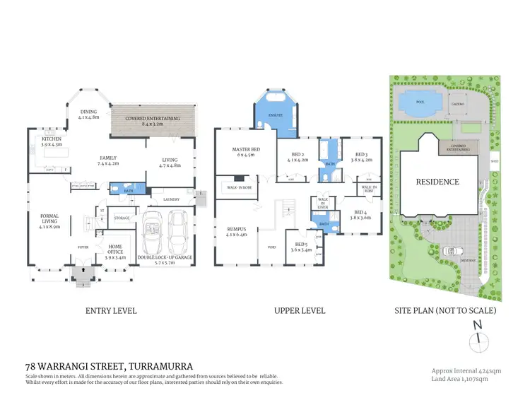 Floorplan of Homely house listing, 78 Warrangi Street, Turramurra NSW 2074