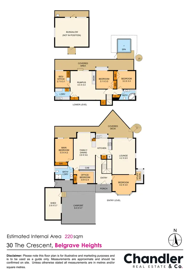 Floorplan of Homely house listing, 30 The Crescent, Belgrave Heights VIC 3160