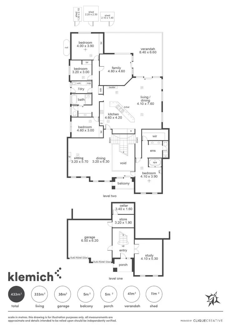 Floorplan of Homely house listing, 8 Grand Boulevard, Craigburn Farm SA 5051