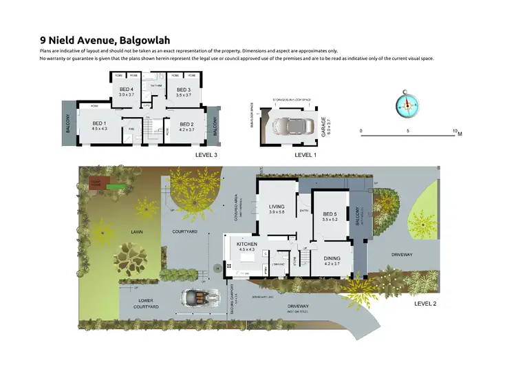 Floorplan of Homely house listing, 9 Nield Avenue, Balgowlah NSW 2093