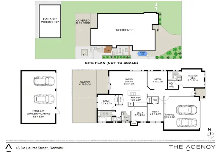 Floorplan of Homely house listing, 18 De Lauret Street, Renwick NSW 2575