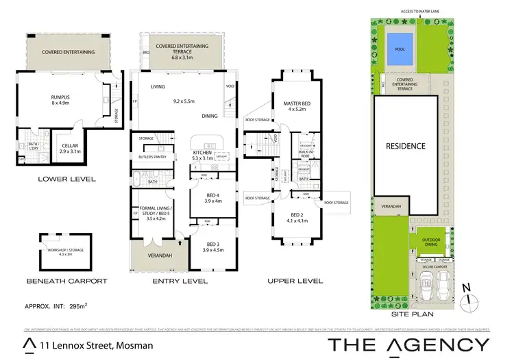 Floorplan of Homely house listing, 11 Lennox Street, Mosman NSW 2088