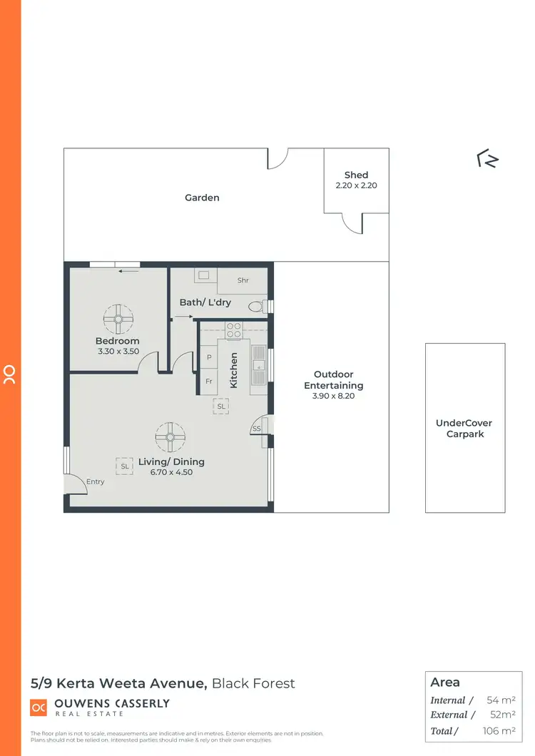 Floorplan of Homely unit listing, 5/9 Kerta Weeta Avenue, Black Forest SA 5035