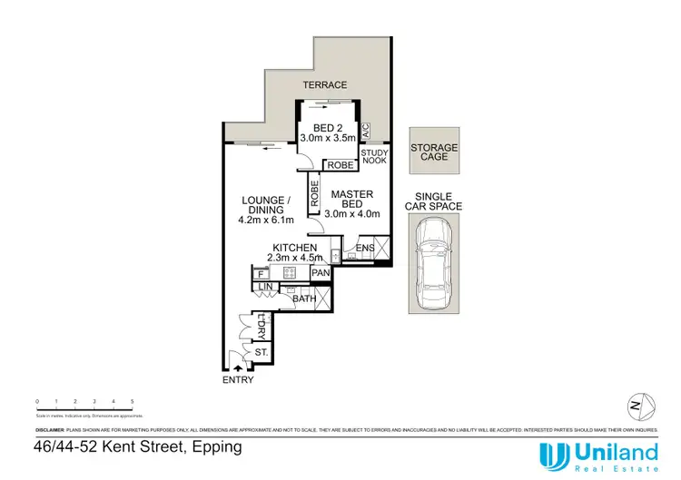 Floorplan of Homely apartment listing, 46/44-52 Kent Street, Epping NSW 2121