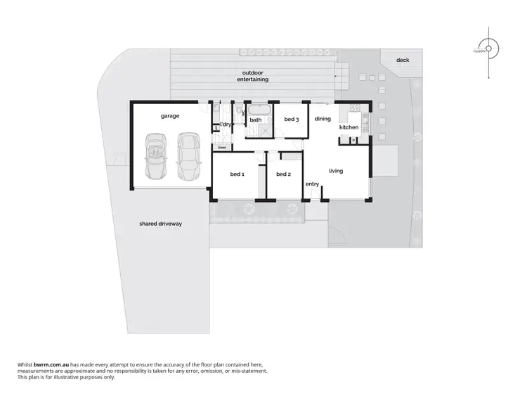 Floorplan of Homely townhouse listing, 2/18 Winter Place, Jerrabomberra NSW 2619