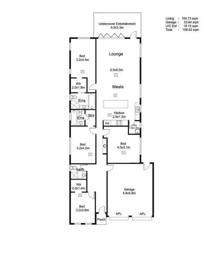 Floorplan of Homely house listing, Address available on request