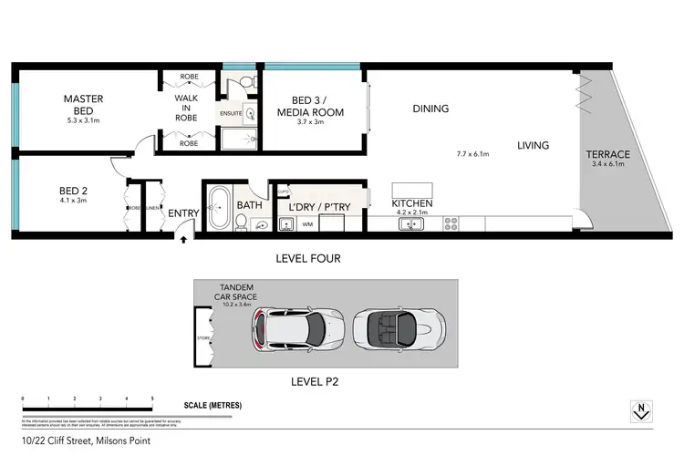 Floorplan of Homely apartment listing, 10/22 Cliff Street, Milsons Point NSW 2061