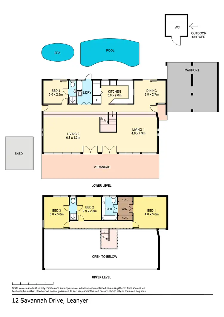 Floorplan of Homely house listing, 12 Savannah Drive, Leanyer NT 812