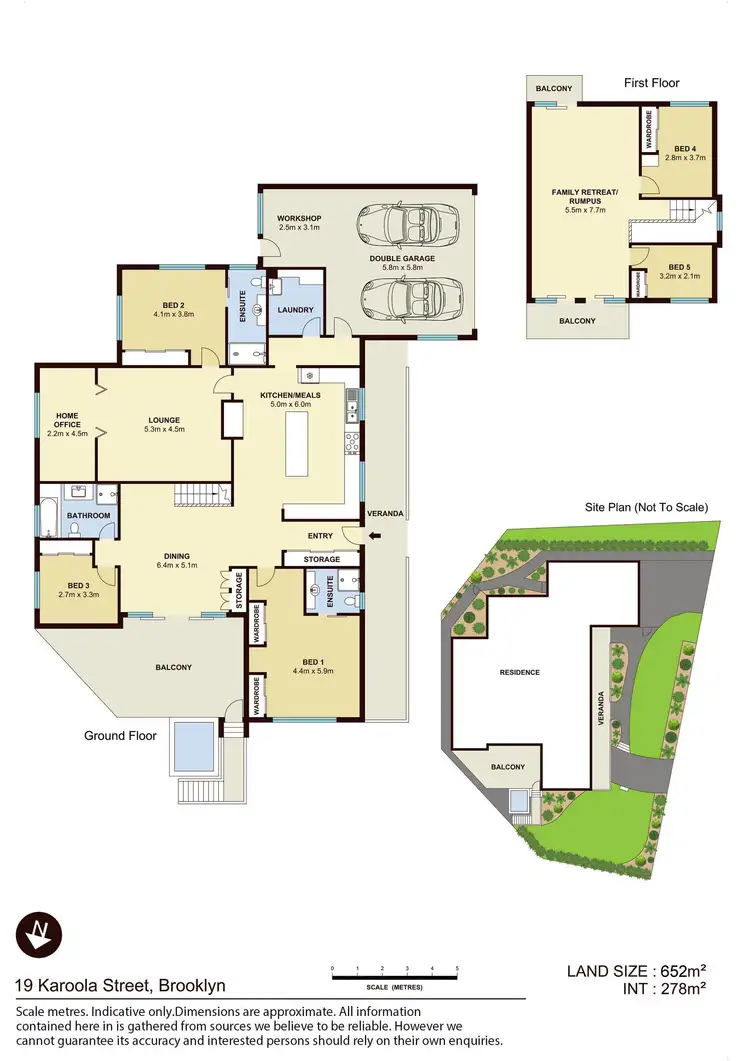 Floorplan of Homely house listing, 19 Karoola Street, Brooklyn NSW 2083