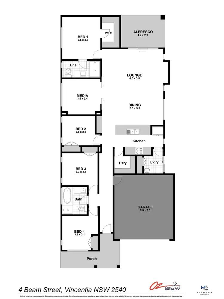 Floorplan of Homely house listing, 4 Beam Street, Vincentia NSW 2540