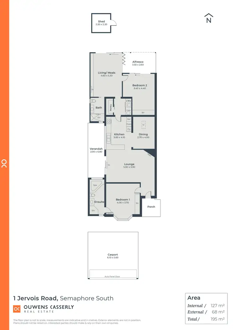 Floorplan of Homely house listing, 1 Jervois Road, Semaphore South SA 5019