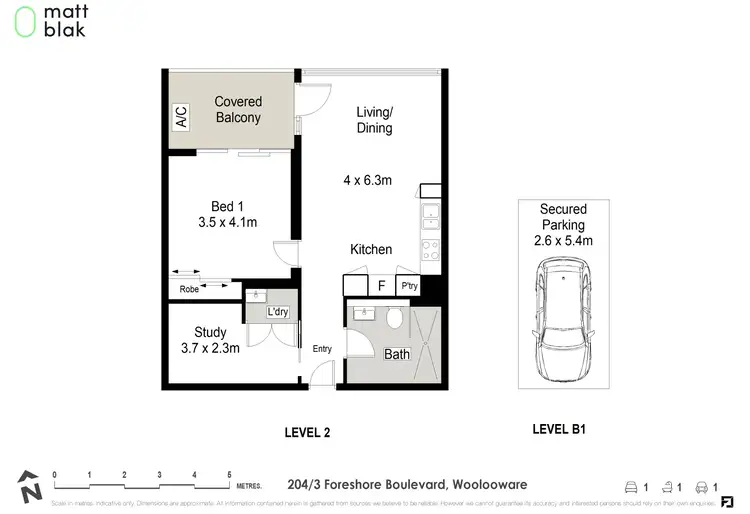 Floorplan of Homely apartment listing, 204/3 Foreshore Boulevard, Woolooware NSW 2230