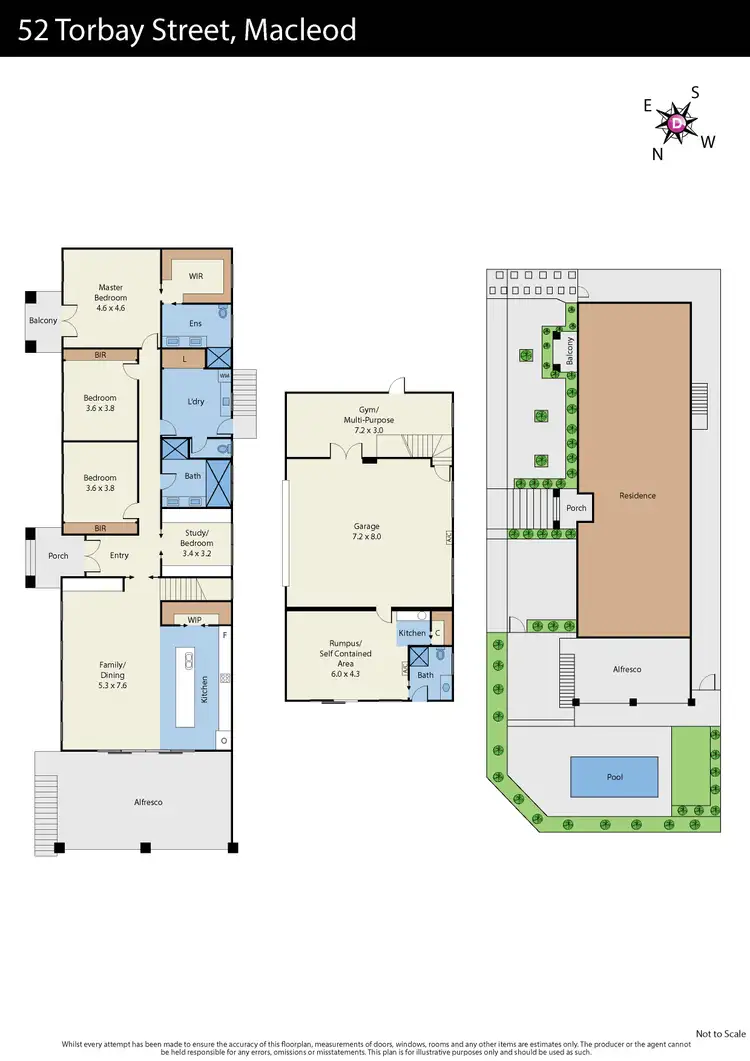 Floorplan of Homely house listing, 52 Torbay Street, Macleod VIC 3085