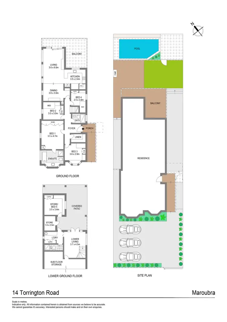 Floorplan of Homely house listing, 14 Torrington Road, Maroubra NSW 2035