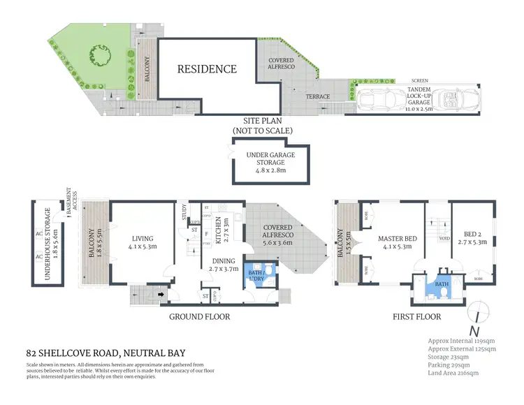 Floorplan of Homely house listing, 82 Shellcove Road, Neutral Bay NSW 2089