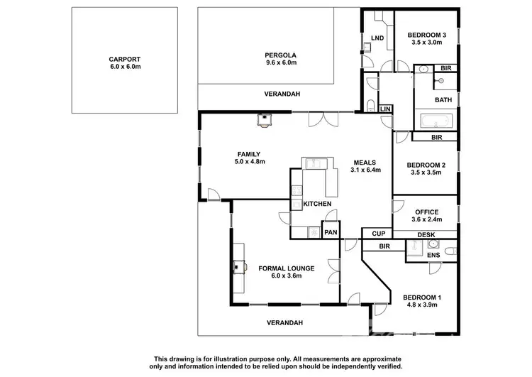 Floorplan of Homely house listing, 25 Matheson Road, Millicent SA 5280