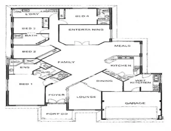 Floorplan of Homely house listing, 1 Pitkin Lane, Canning Vale WA 6155
