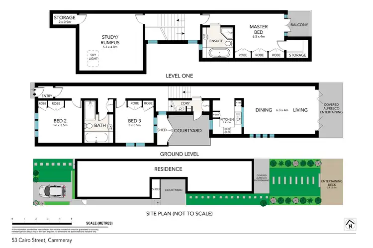 Floorplan of Homely house listing, 53 Cairo Street, Cammeray NSW 2062