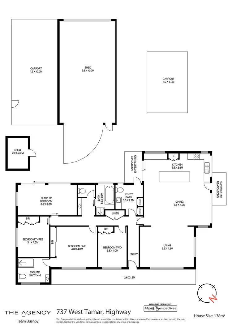 Floorplan of Homely house listing, 737 West Tamar Highway, Legana TAS 7277