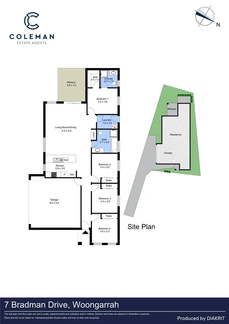 Floorplan of Homely house listing, 7 Bradman Drive, Woongarrah NSW 2259