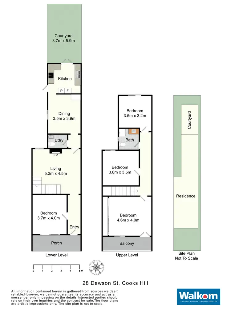 Floorplan of Homely house listing, 28 Dawson Street, Cooks Hill NSW 2300