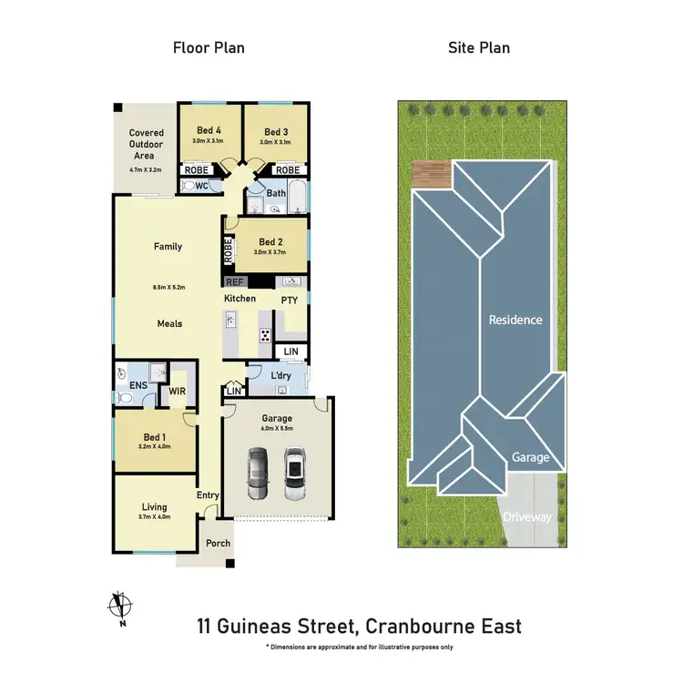 Floorplan of Homely house listing, 11 Guineas Street, Cranbourne East VIC 3977