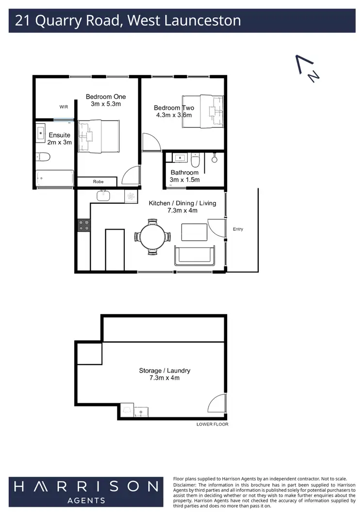 Floorplan of Homely house listing, 21 Quarry Road, West Launceston TAS 7250