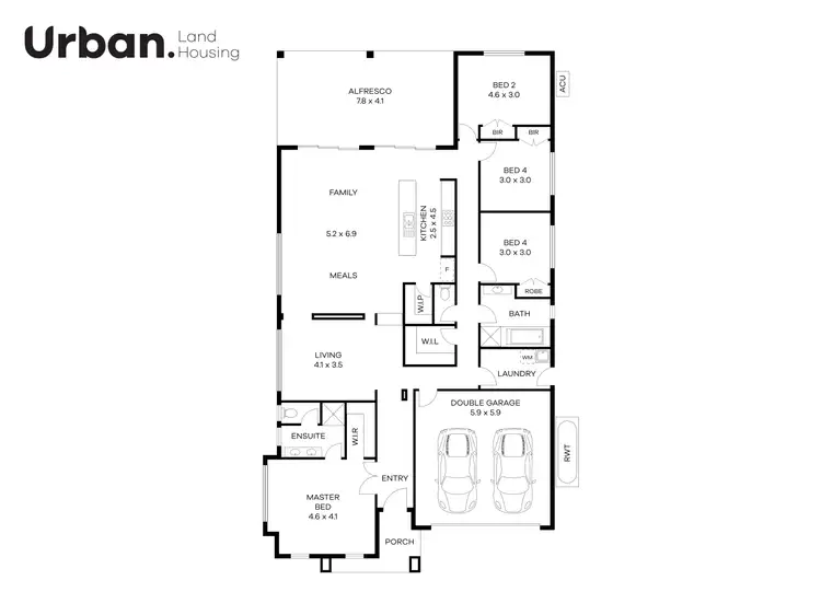 Floorplan of Homely house listing, 9 Brookwater Circuit, Colebee NSW 2761