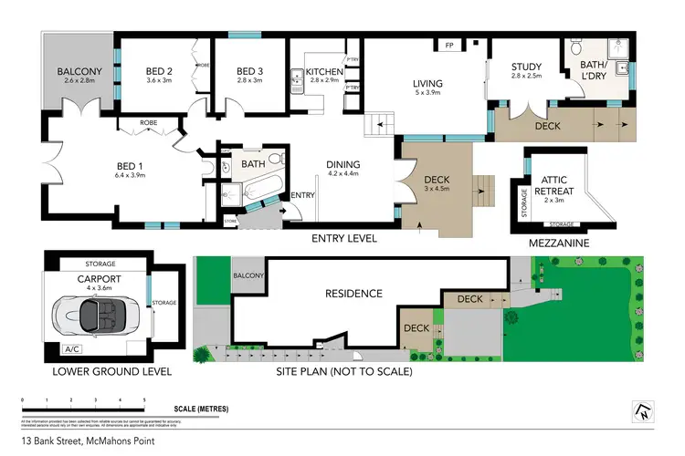 Floorplan of Homely house listing, 13 Bank Street, Mcmahons Point NSW 2060