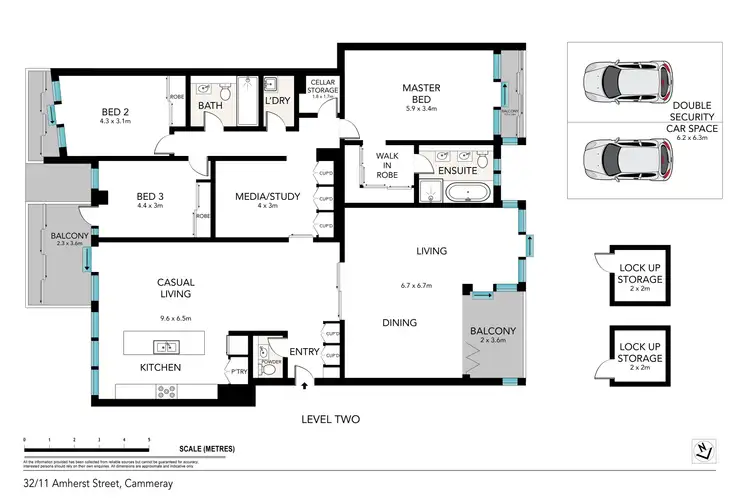 Floorplan of Homely apartment listing, 32/11 Amherst Street, Cammeray NSW 2062