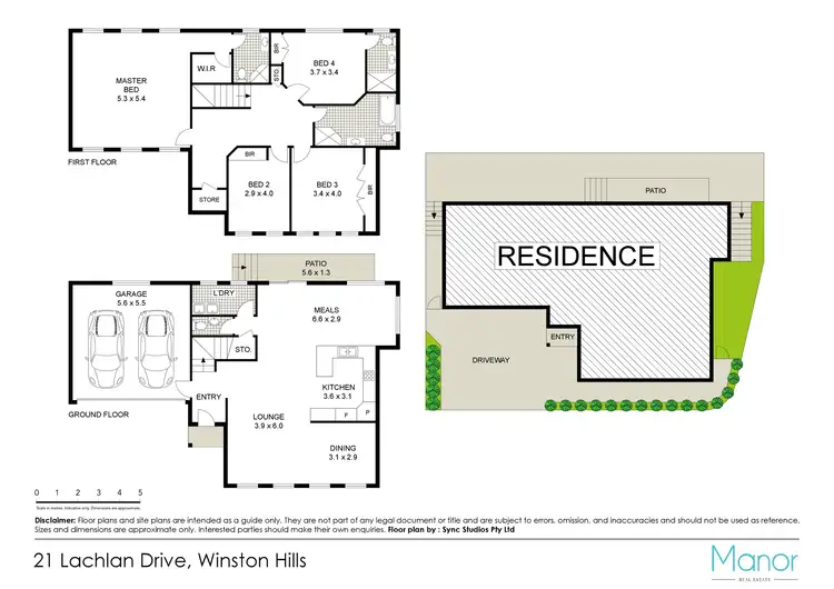 Floorplan of Homely house listing, 21 Lachlan Drive, Winston Hills NSW 2153
