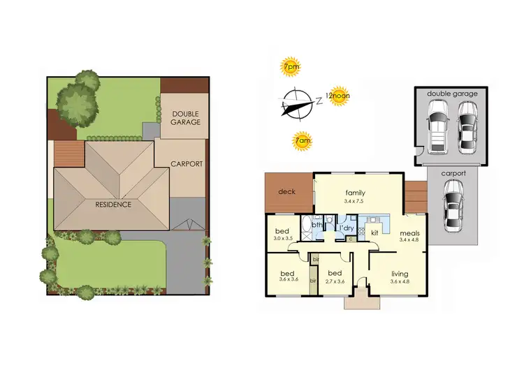 Floorplan of Homely house listing, 25 Lombard Way, Seaford VIC 3198