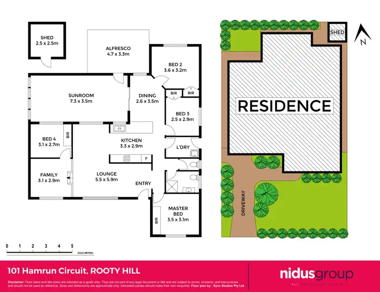 Floorplan of Homely house listing, 101 Hamrun Circuit, Rooty Hill NSW 2766