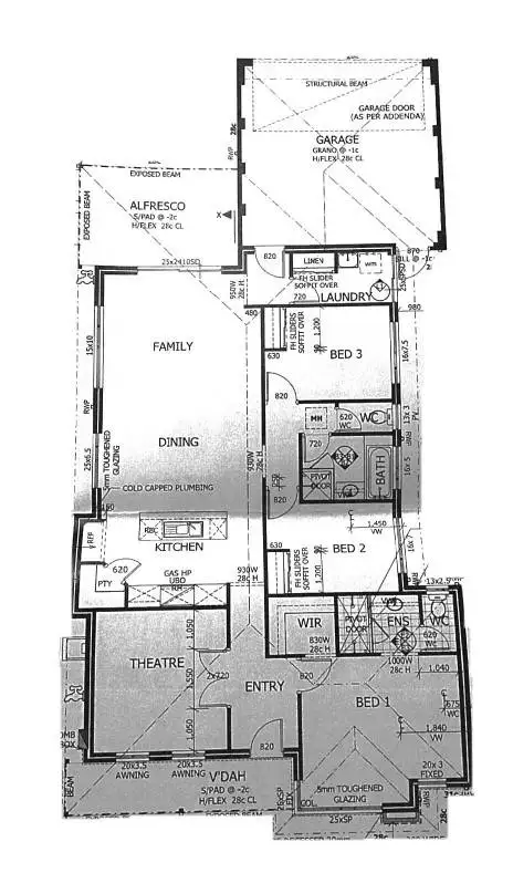 Floorplan of Homely house listing, 12 Calidris Crescent, Harrisdale WA 6112