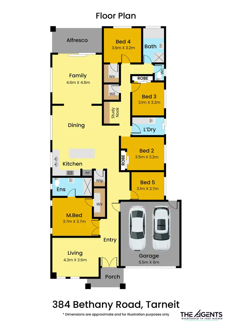 Floorplan of Homely house listing, 384 Bethany Road, Tarneit VIC 3029