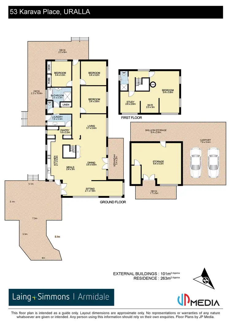 Floorplan of Homely rural property listing, 53 Karava Place, Uralla NSW 2358
