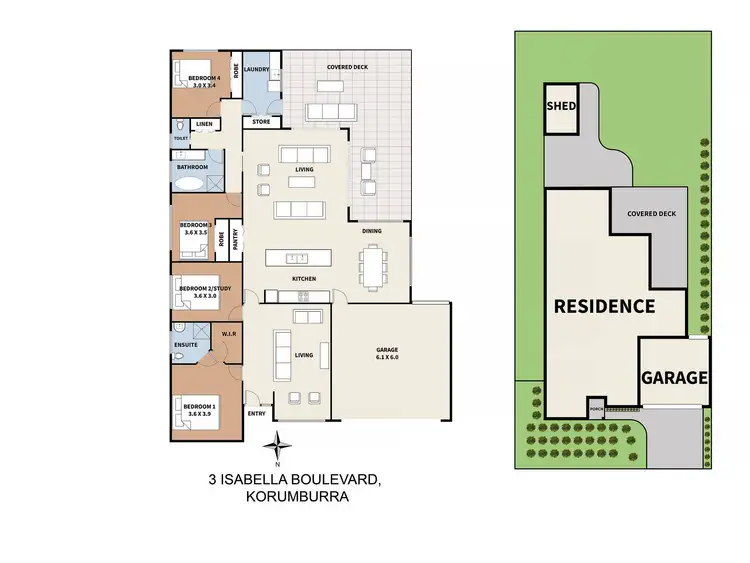 Floorplan of Homely house listing, 3 Isabella Boulevard, Korumburra VIC 3950