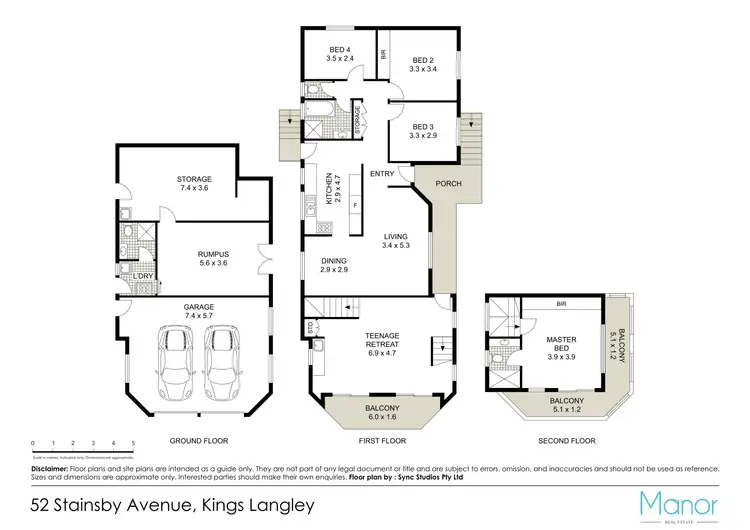 Floorplan of Homely house listing, 52 Stainsby Avenue, Kings Langley NSW 2147