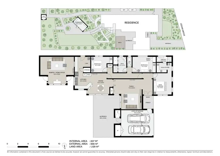 Floorplan of Homely house listing, 21 Cedar Grove, Highton VIC 3216