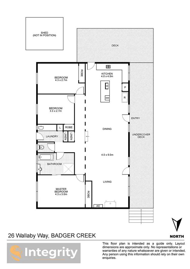 Floorplan of Homely house listing, 26 Wallaby Way, Badger Creek VIC 3777