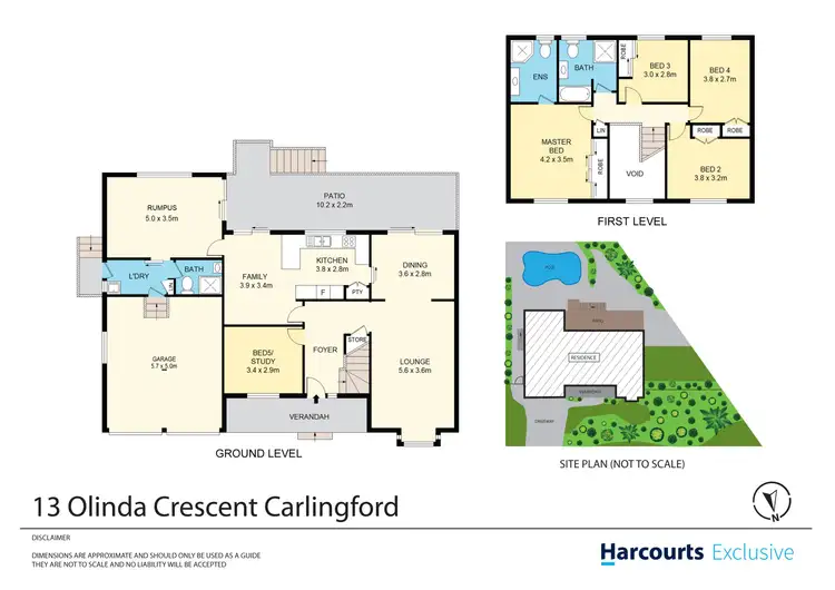 Floorplan of Homely house listing, 13 Olinda Crescent, Carlingford NSW 2118