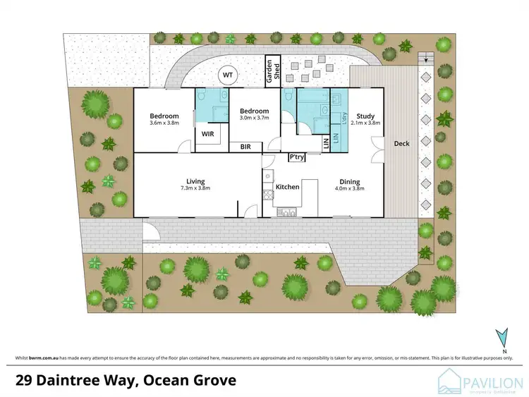 Floorplan of Homely house listing, 29 Daintree Way, Ocean Grove VIC 3226