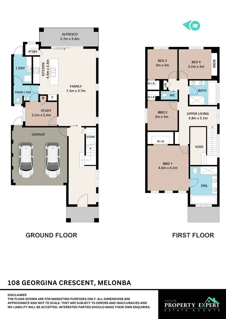 Floorplan of Homely house listing, 108 Georgina Crescent, Marsden Park NSW 2765